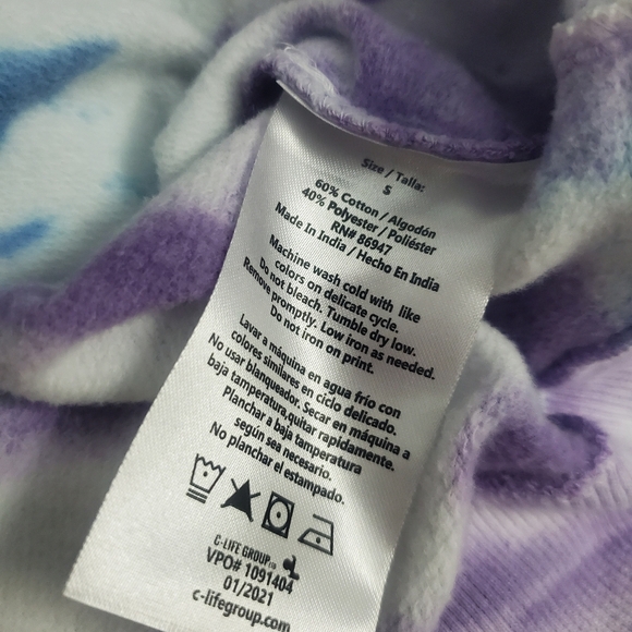 Pink Floyd Women's Sweatshirt Tie Dye Hoodie Sweatshirt Retro Classic - Picture 7 of 9